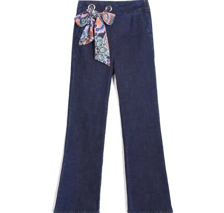 Plus size Thin flare pants women spring 2018 new high waist elastic waist lace up trousers
Plus size Thin flare pants women spring 2018 new high waist elastic waist lace up trousers