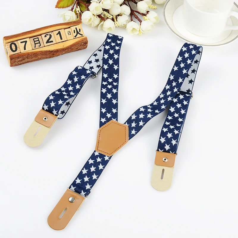 Fashion Kid Buttons Suspenders Stars Elastic Adjustable baby buttons Braces Tirantes Bretelles width:2.5cm Length:65cm
Fashion Kid Buttons Suspenders Stars Elastic Adjustable baby buttons Braces Tirantes Bretelles width:2.5cm Length:65cm