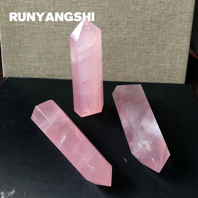 Crystal Pillar Stone 1 Pc Simple Style Natural Pink Crystal Small Crystal Column Beautiful High Quality Runyangshi ZF11
Crystal Pillar Stone 1 Pc Simple Style Natural Pink Crystal Small Crystal Column Beautiful High Quality Runyangshi ZF11