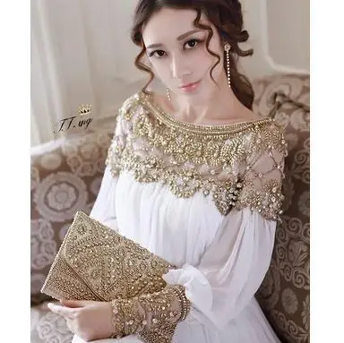 Женское платье длинное из шифона белого и розового цвета|long women dress|fashion dresswomen dress |