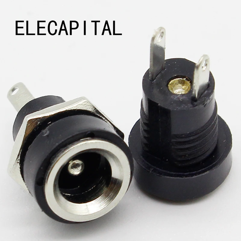 10Pcs 3A 12v for DC Power Supply Jack Socket Female Panel Mount Connector 5.5mm 2.1mm Plug Adapter 2 Terminal types 5.5*2.1
10Pcs 3A 12v for DC Power Supply Jack Socket Female Panel Mount Connector 5.5mm 2.1mm Plug Adapter 2 Terminal types 5.5*2.1