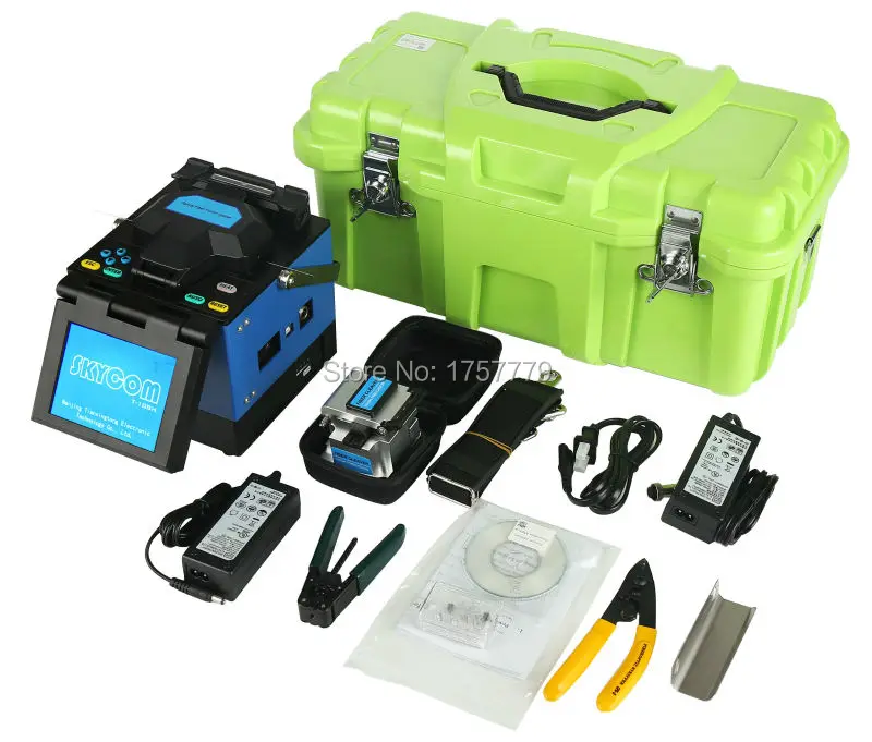 Skycom T-108H Optical Fiber Fusion Splicer FTTH Fiber Optic Splicing Machine with Automatic Heat Oven
Skycom T-108H Optical Fiber Fusion Splicer FTTH Fiber Optic Splicing Machine with Automatic Heat Oven