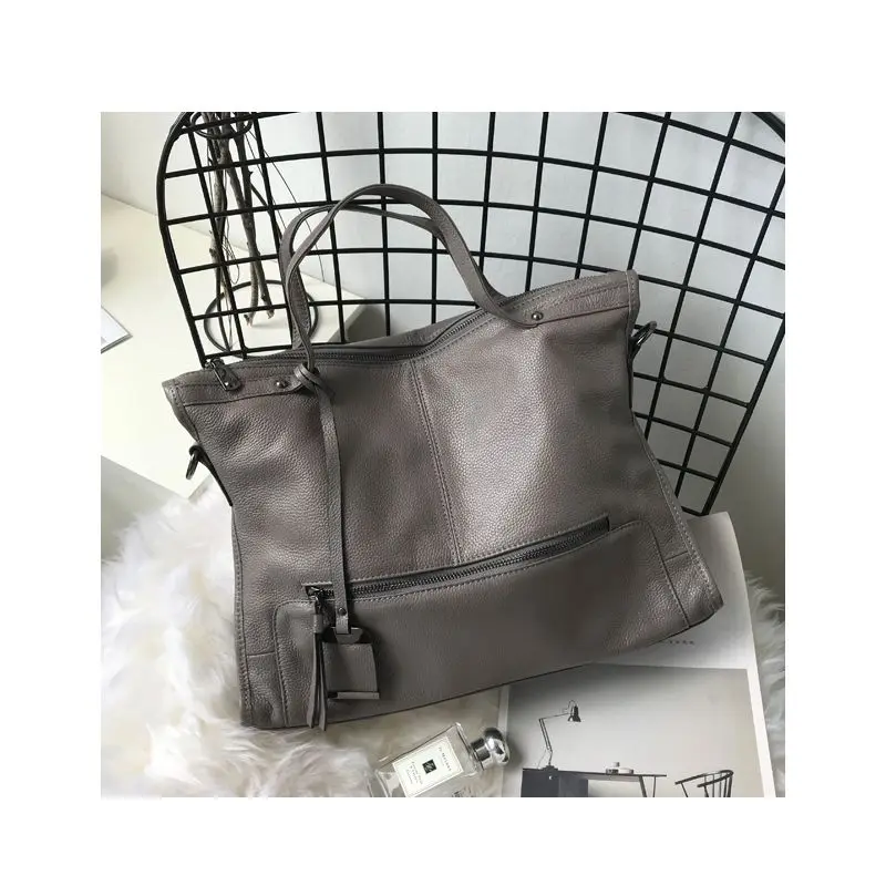 WOONAM Women Fashion Genuine Calf Leather Large Boston Bag Top Handle Shoulder Bag WB618
WOONAM Women Fashion Genuine Calf Leather Large Boston Bag Top Handle Shoulder Bag WB618