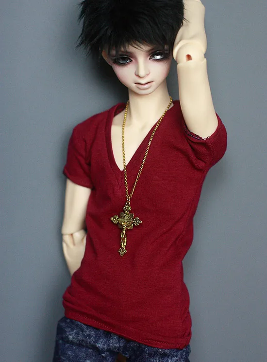 BJD doll shirt short-sleeved classic V-collar render T-shirt for 1/3 1/4 BJD DD SD MSD SD17 Uncle doll clothes accessories
BJD doll shirt short-sleeved classic V-collar render T-shirt for 1/3 1/4 BJD DD SD MSD SD17 Uncle doll clothes accessories