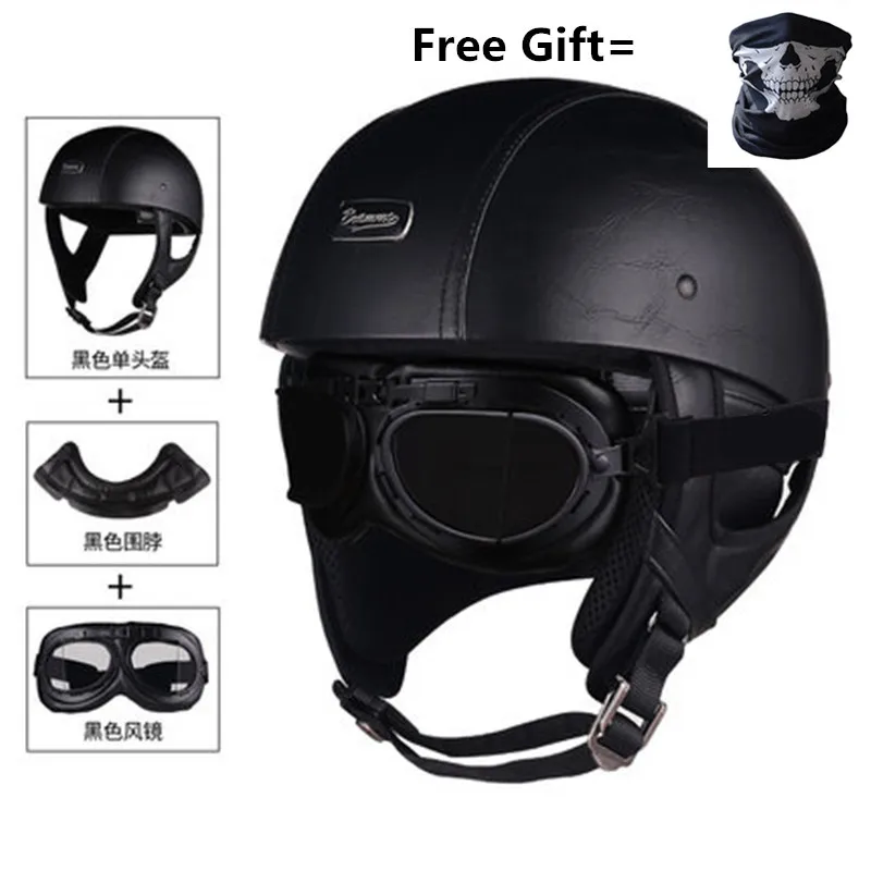 Motorcycle Motorbike Rider Half Open Face Pu Leather Helmet Visor With Collar Leather Vintage Motorcycle Motorbike Vespa
Motorcycle Motorbike Rider Half Open Face Pu Leather Helmet Visor With Collar Leather Vintage Motorcycle Motorbike Vespa