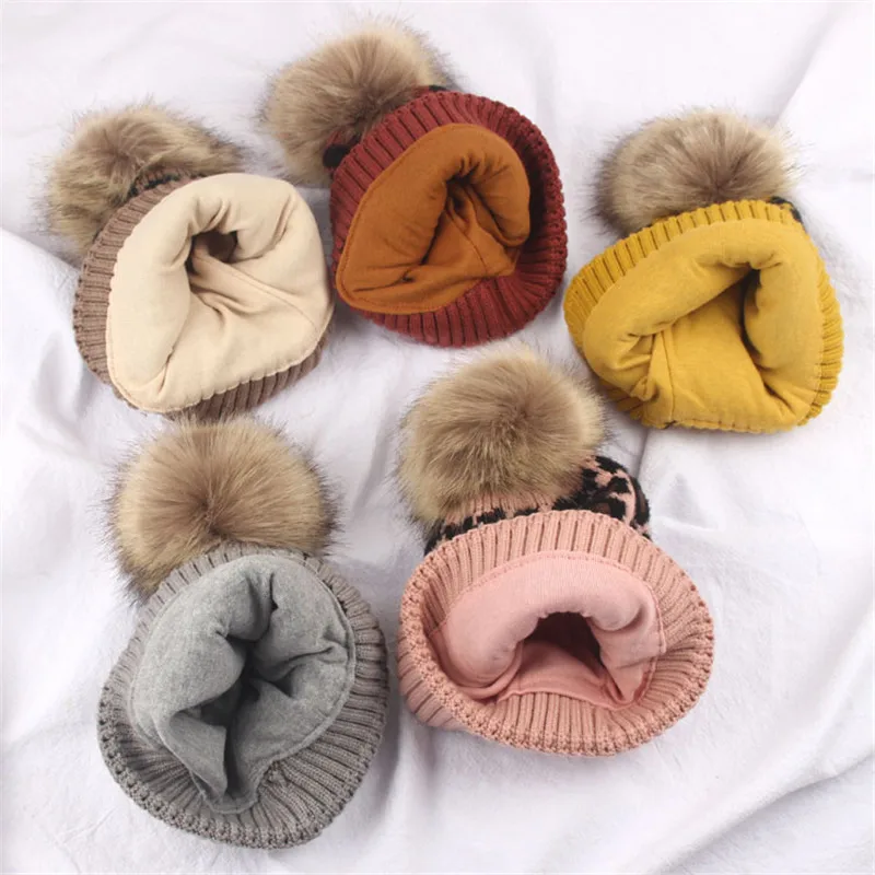 New Autumn Winter Children Knit Hat Cute Leopard Print Pompom Hat Baby Plush Warm Hat Knitted Kids Thick Cap Girl Boy Beanie Cap
New Autumn Winter Children Knit Hat Cute Leopard Print Pompom Hat Baby Plush Warm Hat Knitted Kids Thick Cap Girl Boy Beanie Cap