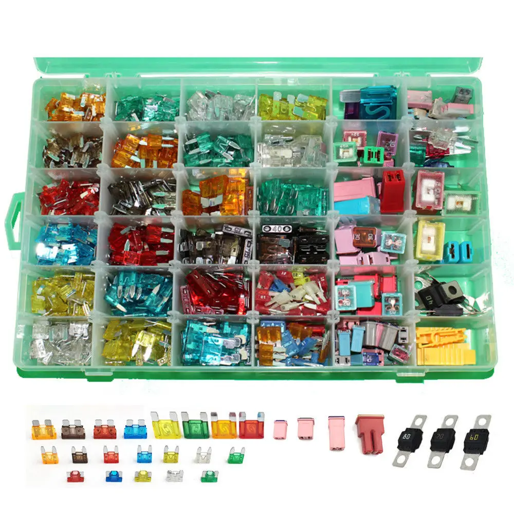 703pcs Case-shaped Micro Mini Blade Fuses Mixed Set Assortment Kit for Car Truck
703pcs Case-shaped Micro Mini Blade Fuses Mixed Set Assortment Kit for Car Truck