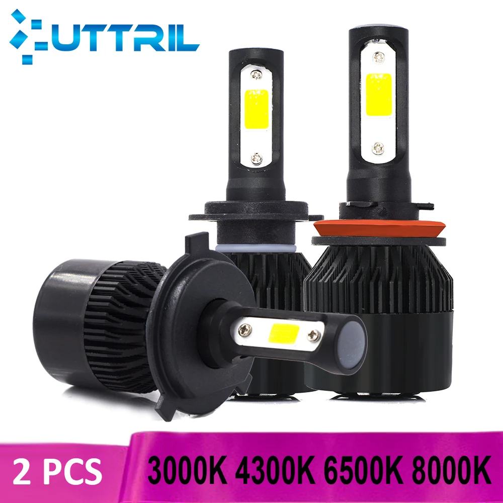 Uttril Car Headlight H4 H7 LED H8 H9 H11 9005 9006 880 881 H1 H3 3000K 4300K 6500K 8000K LED Bulb Auto Fog Light For Cars 12V
Uttril Car Headlight H4 H7 LED H8 H9 H11 9005 9006 880 881 H1 H3 3000K 4300K 6500K 8000K LED Bulb Auto Fog Light For Cars 12V