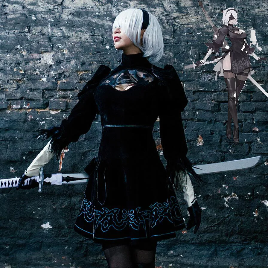 Костюм для косплея Athemis NieR:Automata, костюмы для косплея YoRHa No. 2, тип B, женская одежда для Хэллоуина, платья
Костюм для косплея Athemis NieR:Automata, костюмы для косплея YoRHa No. 2, тип B, женская одежда для Хэллоуина, платья