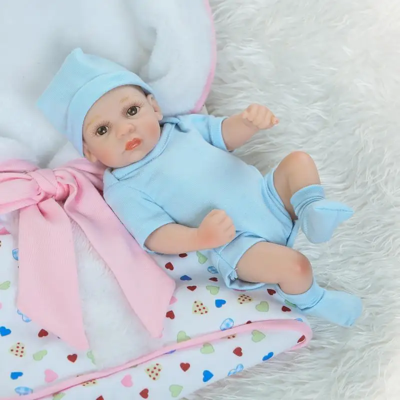 Cute Newborn Twins Silicone Reborn Baby Dolls In Pink about 26CM Lovely Doll Reborn for Baby Gift
Cute Newborn Twins Silicone Reborn Baby Dolls In Pink about 26CM Lovely Doll Reborn for Baby Gift