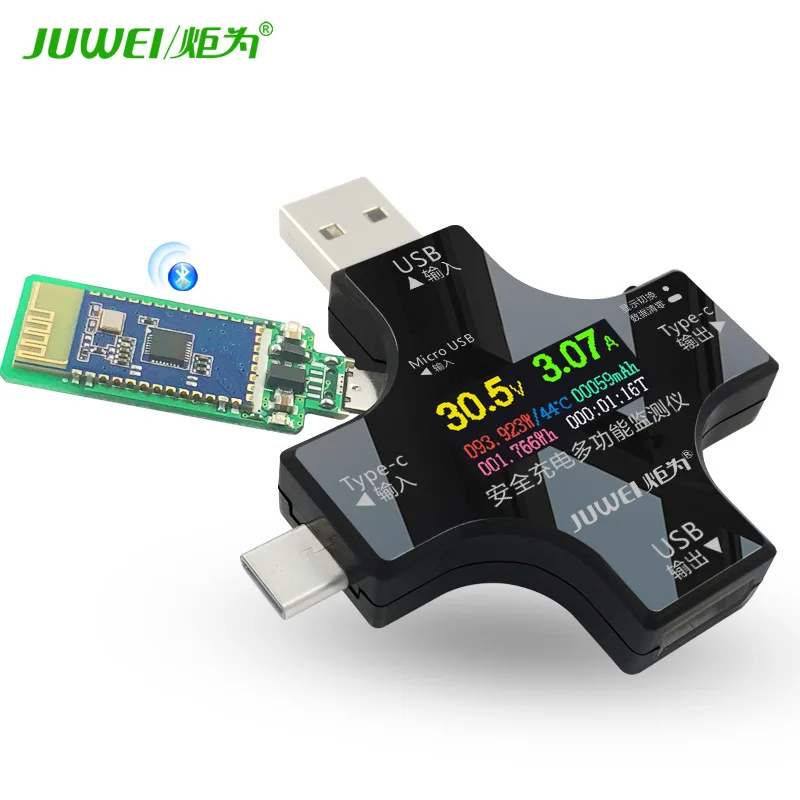 Torch Color Screen Tester USB Voltage Ammeter Type-C PD Tester Power Meter Bluetooth Communication Edition
Torch Color Screen Tester USB Voltage Ammeter Type-C PD Tester Power Meter Bluetooth Communication Edition