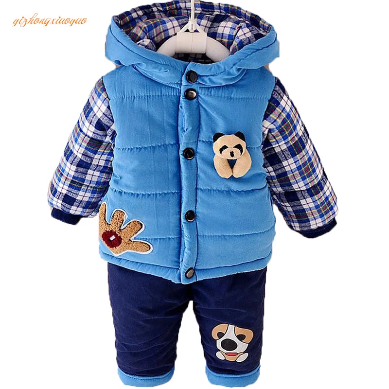 2021 Newborn Clothes Roupa Infantil New Clothing Set Winter Warm Suit Lovely Bear Cotton Velvet Boy's Toddler 0-4 Yea
2021 Newborn Clothes Roupa Infantil New Clothing Set Winter Warm Suit Lovely Bear Cotton Velvet Boy's Toddler 0-4 Yea