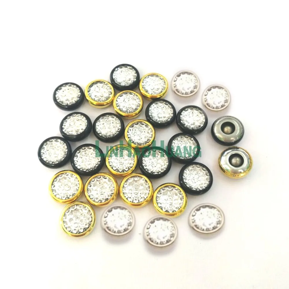 200pcs/lot 9.5mm brass rhinestone rivets arcylic stone rivets nail Silver-Black-Gold diamond rivets 2017060901
200pcs/lot 9.5mm brass rhinestone rivets arcylic stone rivets nail Silver-Black-Gold diamond rivets 2017060901