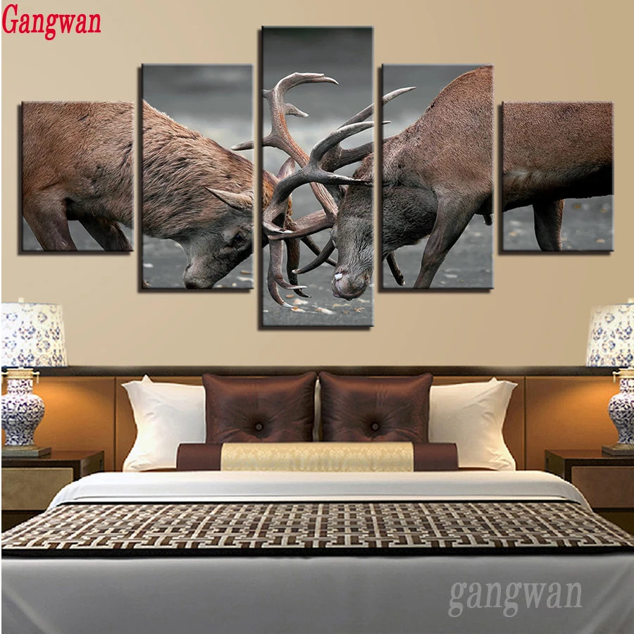 5D diy Diamond painting elk 5 pcs Diamond Embroidery mosaic Antlers Deer full square round rhinestone cross stitch 5d puzzle
5D diy Diamond painting elk 5 pcs Diamond Embroidery mosaic Antlers Deer full square round rhinestone cross stitch 5d puzzle