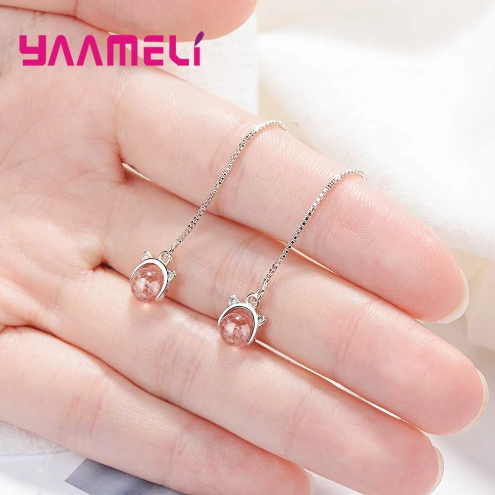 Trendy Vintage Earring For Women Round Strawberry Stone Gift 925 Sterling Silver Jeweley Top Quality Wedding Accessories
Trendy Vintage Earring For Women Round Strawberry Stone Gift 925 Sterling Silver Jeweley Top Quality Wedding Accessories