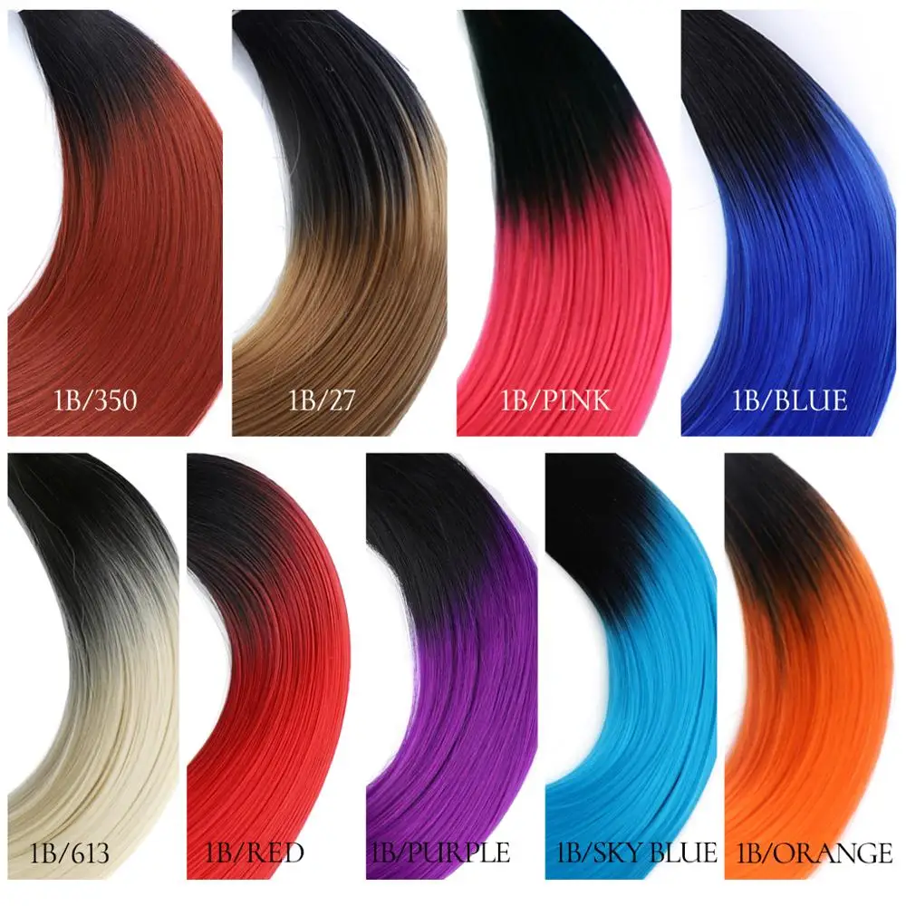 Lydia For Women Synthetic Straight 18-24 Inch Weaving Ombre Colored Weft 1PCS/Lot Hair Extensions Bundles
Lydia For Women Synthetic Straight 18-24 Inch Weaving Ombre Colored Weft 1PCS/Lot Hair Extensions Bundles