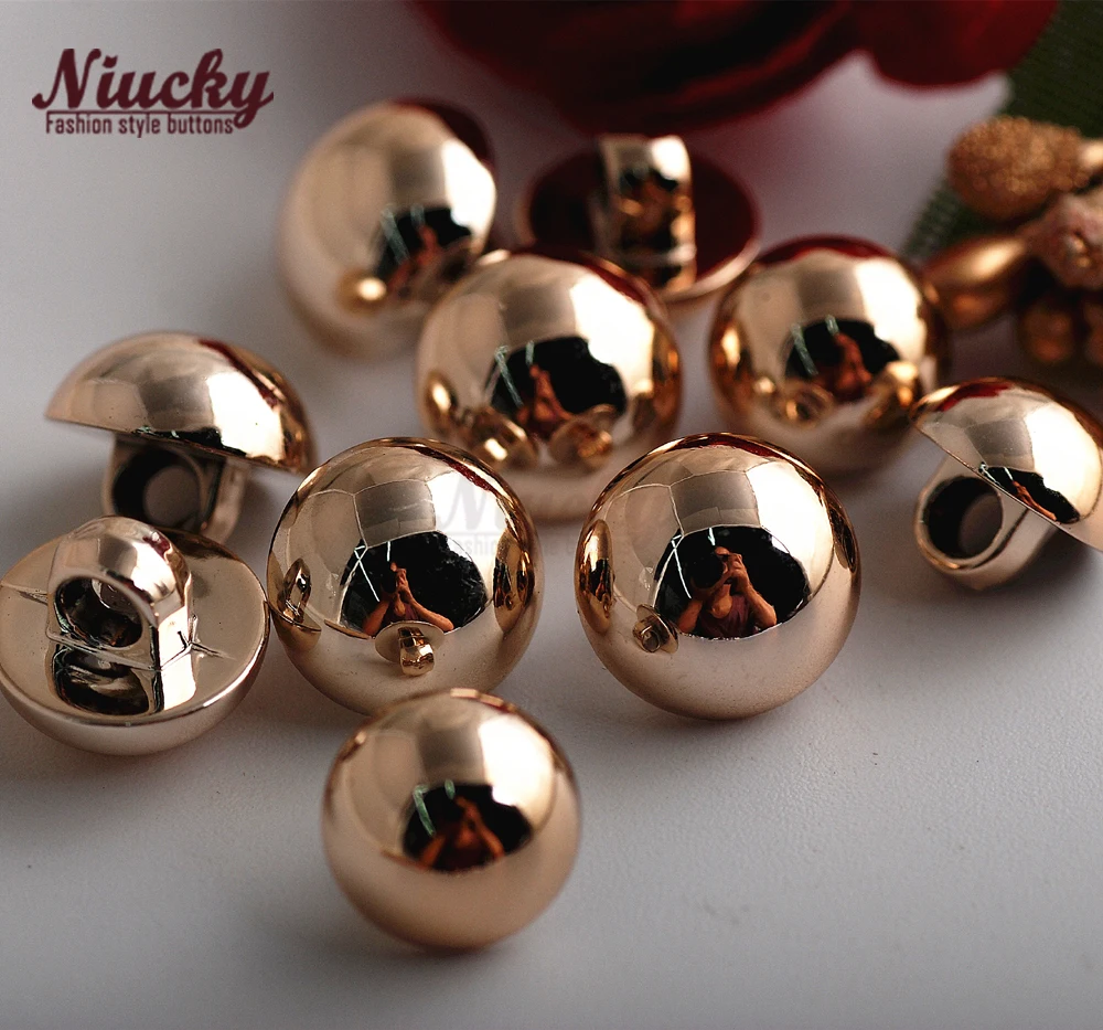 Niucky 11mm/ 10mm Gold / Silver shank Baldheaded sewing buttons for shirt High quality basic fashion clothing material P0301-038
Niucky 11mm/ 10mm Gold / Silver shank Baldheaded sewing buttons for shirt High quality basic fashion clothing material P0301-038