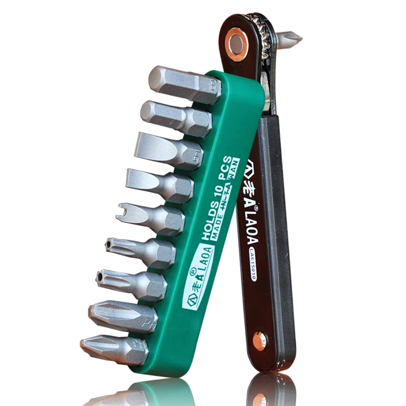 High Quality Multifunction Ratchet Screwdriver 9 In 1 Set Bits Daily Maintenance Tools Hand Kits Designer Belts Men Hand Tools
High Quality Multifunction Ratchet Screwdriver 9 In 1 Set Bits Daily Maintenance Tools Hand Kits Designer Belts Men Hand Tools