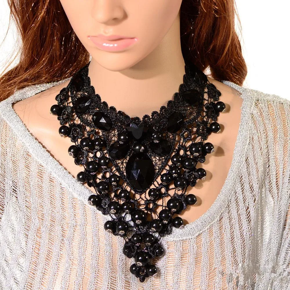 MIARA.L exaggerate elegant temperament bud silk fashion sphere deserve choker necklace Lace the European and American fashion
MIARA.L exaggerate elegant temperament bud silk fashion sphere deserve choker necklace Lace the European and American fashion