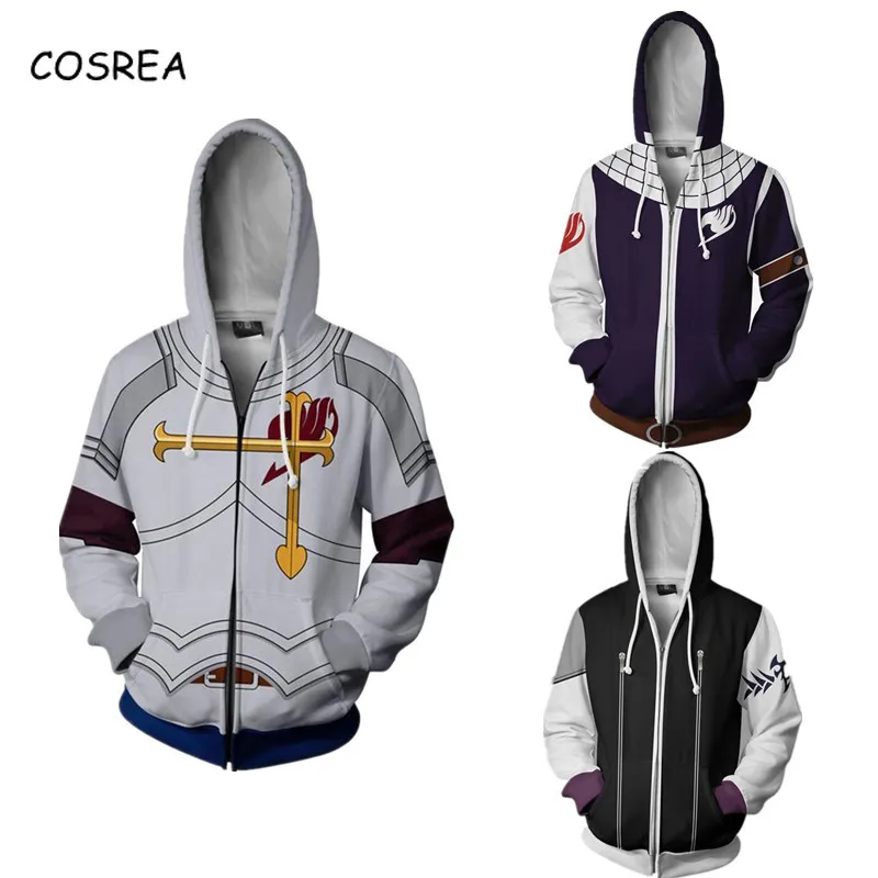 Anime Fairy Tail Hoodie Sweatshirt Zipper Mens 3D Print Street Hooded Jackets Hoody Men Long Sleeves Tracksuit for Boys
Anime Fairy Tail Hoodie Sweatshirt Zipper Mens 3D Print Street Hooded Jackets Hoody Men Long Sleeves Tracksuit for Boys