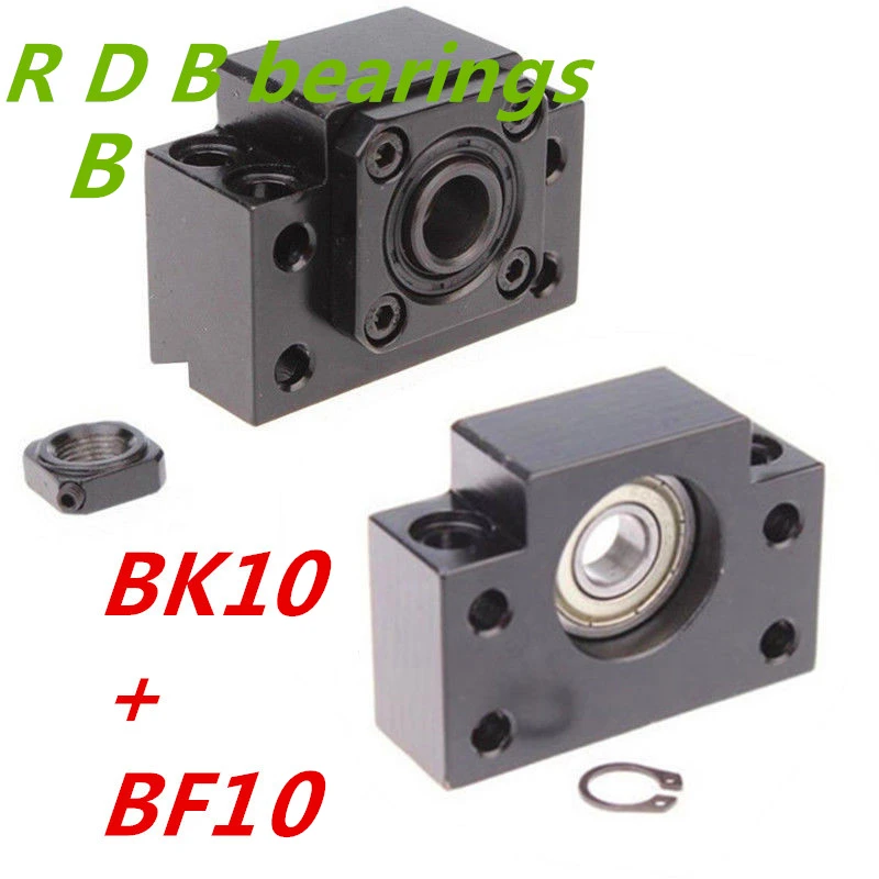 Шариковый винт RDBB SFU1204 1 шт. BK10 и BF10 12 мм 1204 RM1204 шариковый концевая опора для 3D