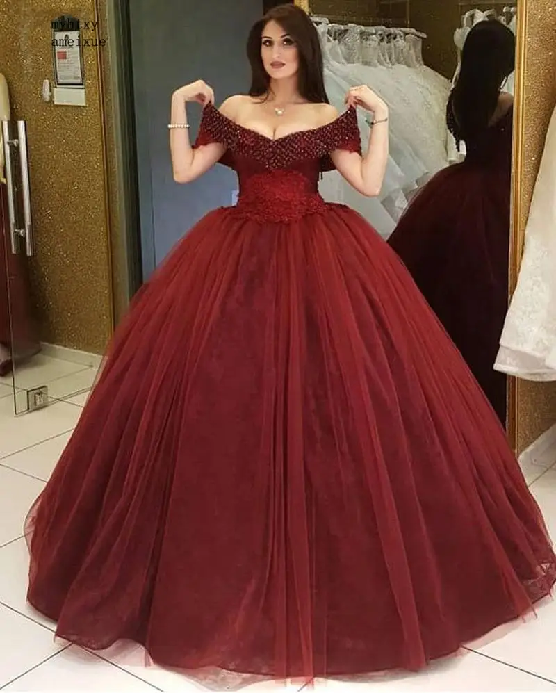 New Arrival Off The Shoulder Ball Gown Sexy Evening Dresses 2020 Buyuk Beden Abiye Full Beading Formal Dress Vestito Da Sera
New Arrival Off The Shoulder Ball Gown Sexy Evening Dresses 2020 Buyuk Beden Abiye Full Beading Formal Dress Vestito Da Sera