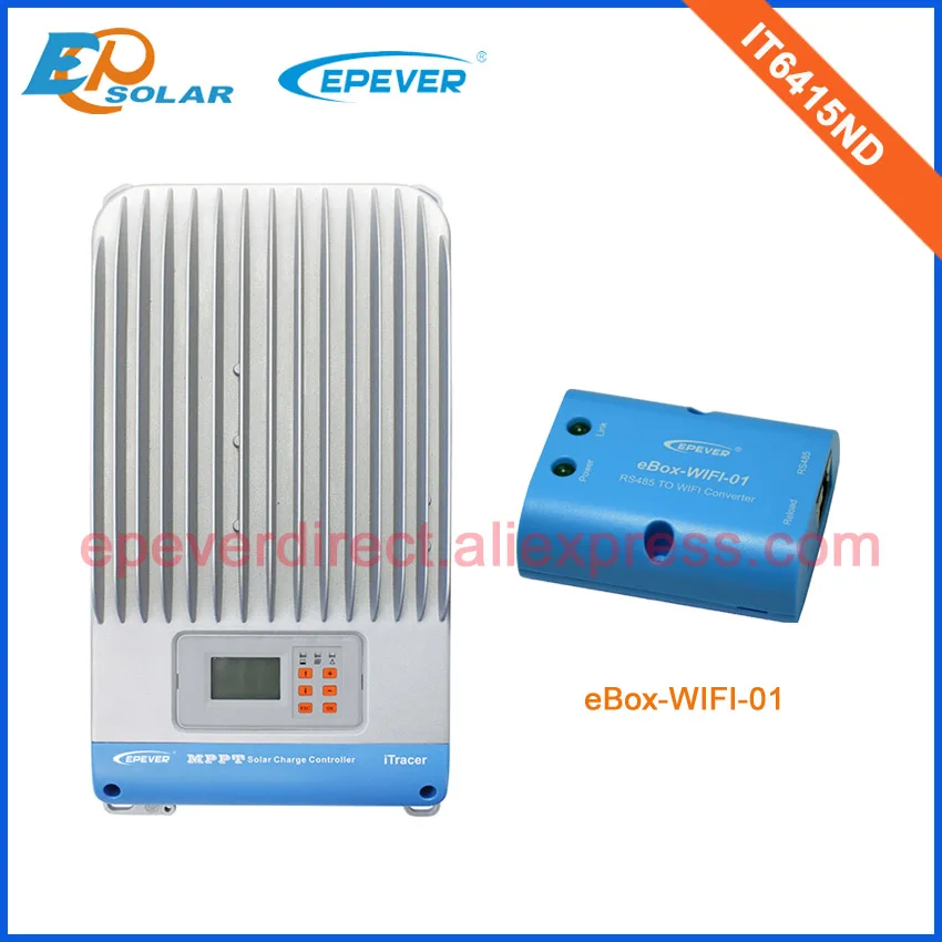 60A контроллер, MPPT EPEVER Солнечный портативный IT6415ND wifi eBOX приложение для телефона 12 в 48 в автоматическая работа ЖК-дисплей 60 ампер
60A контроллер, MPPT EPEVER Солнечный портативный IT6415ND wifi eBOX приложение для телефона 12 в 48 в автоматическая работа ЖК-дисплей 60 ампер
