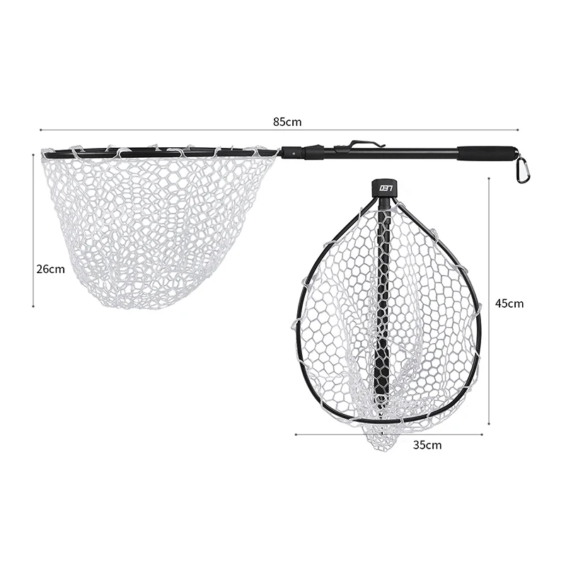 Fishing Net Fish Landing Net Foldable Collapsible Pole Handle Durable Rubber Material Mesh Fish Net BHD2
Fishing Net Fish Landing Net Foldable Collapsible Pole Handle Durable Rubber Material Mesh Fish Net BHD2
