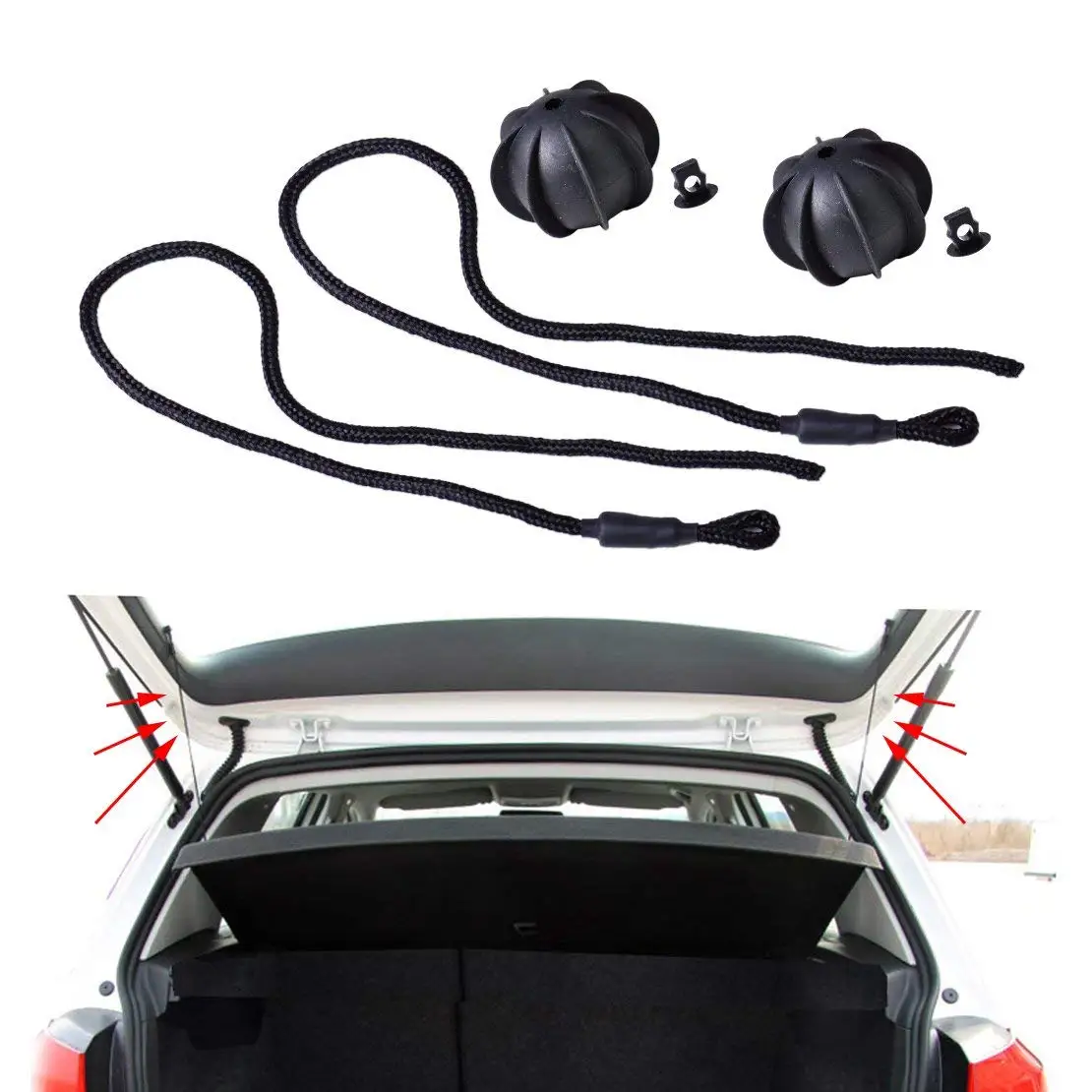 1 Set 2pcs Interior Rear Parcel Shelf String Holding Strap Cord For VW Golf Mk5 Mk6 MK7 GTI 1K6863447A With Small Accessories
1 Set 2pcs Interior Rear Parcel Shelf String Holding Strap Cord For VW Golf Mk5 Mk6 MK7 GTI 1K6863447A With Small Accessories