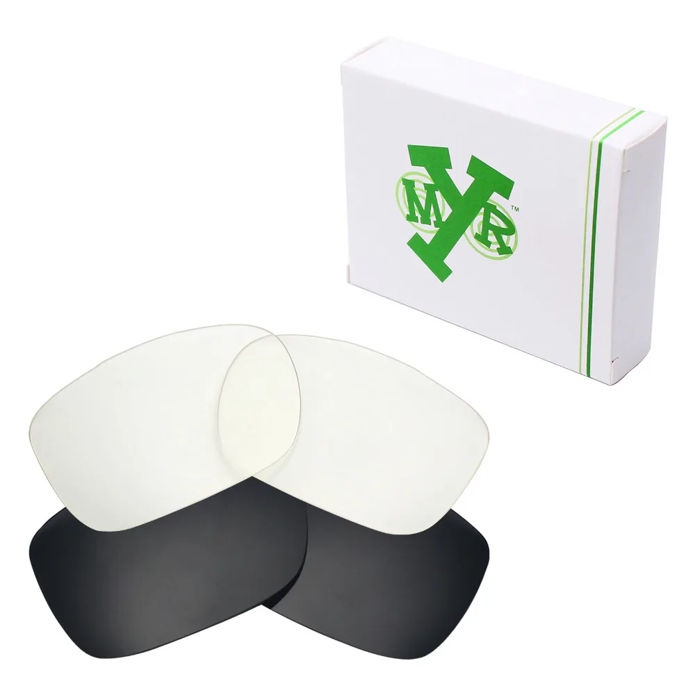 2 пары сменных линз SNARK для двухсторонних солнцезащитных очков Oakley Stealth Black & HD Clear
2 пары сменных линз SNARK для двухсторонних солнцезащитных очков Oakley Stealth Black & HD Clear