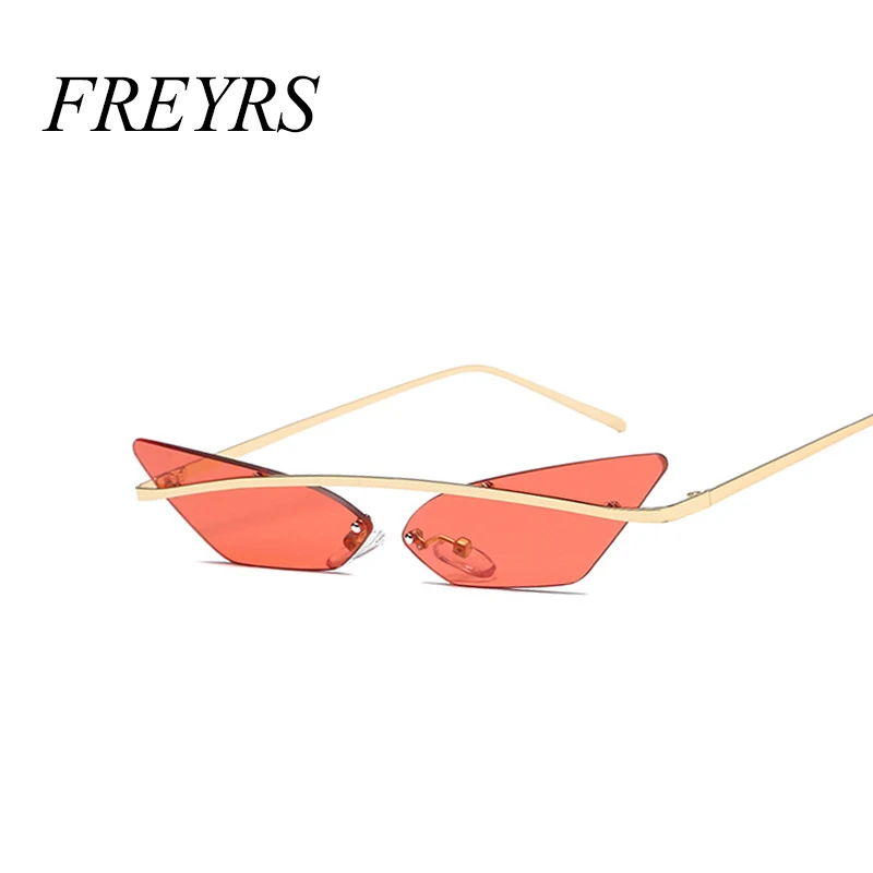 Женские солнцезащитные очки без оправы кошачий глаз freyers, маленькие треугольные очки от известного бренда, необычные очки с двойными линзами 5213F
Женские солнцезащитные очки без оправы кошачий глаз freyers, маленькие треугольные очки от известного бренда, необычные очки с двойными линзами 5213F