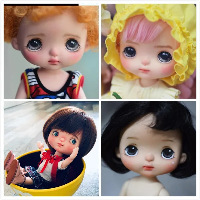 Индивидуальное лицо для кукол holal куклы 16 см как волосы на выбор|Куклы| |