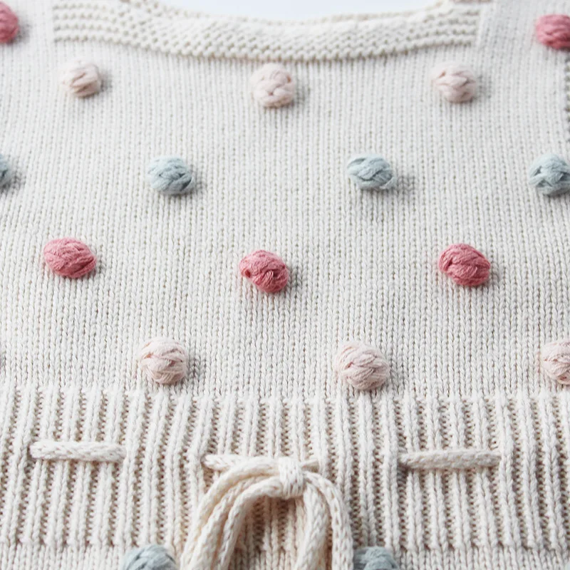 Baby Girls Knitting Rompers Newborn Baby Girl Clothes Infant Baby Girl Sleeveless Romper Jumpsuit Fall and Winter
Baby Girls Knitting Rompers Newborn Baby Girl Clothes Infant Baby Girl Sleeveless Romper Jumpsuit Fall and Winter