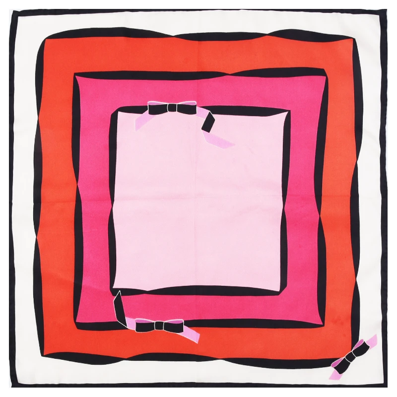 Stripe & Bow Print Small Square Silk Scarf Neckerchief Women Ladies Fashion Headband Hair Accessories 52x52cm
Stripe & Bow Print Small Square Silk Scarf Neckerchief Women Ladies Fashion Headband Hair Accessories 52x52cm