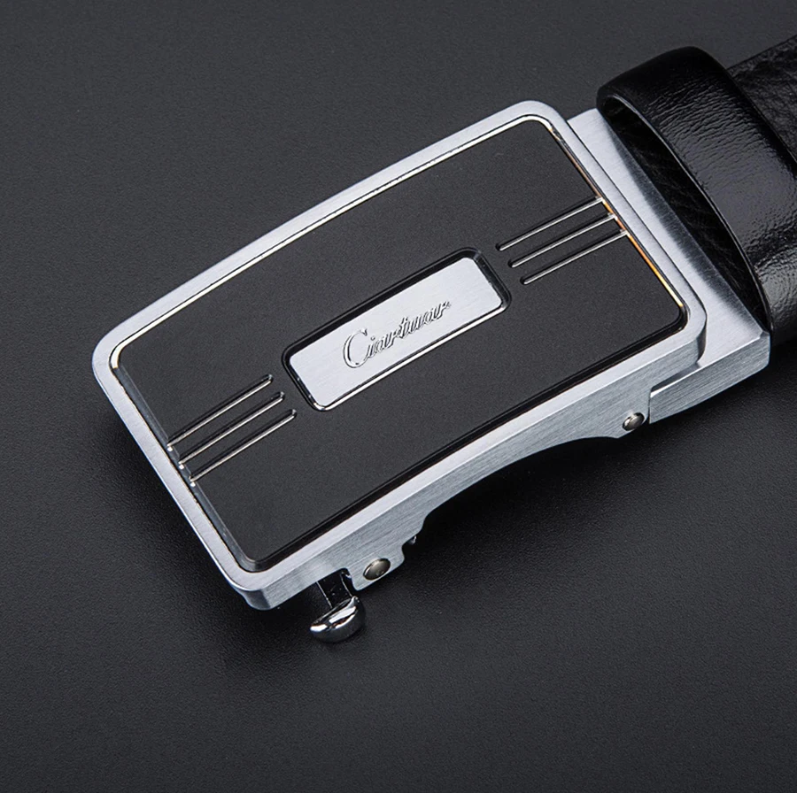 2020 new design high quality genuine leather strap luxury brand ciartuar automatic sliver black buckle men belt free shipping
2020 new design high quality genuine leather strap luxury brand ciartuar automatic sliver black buckle men belt free shipping