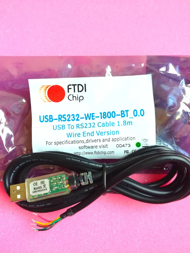 Кабель для передачи данных Spot USB-RS232-WE-1800-BT_0.0 FTDI 1394, USB к RS232 1,8
Кабель для передачи данных Spot USB-RS232-WE-1800-BT_0.0 FTDI 1394, USB к RS232 1,8