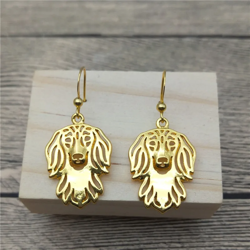 New Long Haired Dachshund Drop Earrings Trendy Style Dachshund Dangle Earrings Fashion Pet Dog Earrings Women Jewellery
New Long Haired Dachshund Drop Earrings Trendy Style Dachshund Dangle Earrings Fashion Pet Dog Earrings Women Jewellery