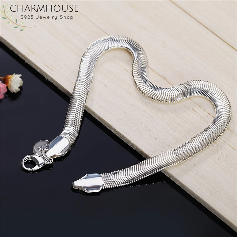 Silver/Gold Color GP Bracelets for Women 6mm Soft Snake Chain Bangle Bracelet Wristband Pulseira Femme Wedding Bridal Jewelry
Silver/Gold Color GP Bracelets for Women 6mm Soft Snake Chain Bangle Bracelet Wristband Pulseira Femme Wedding Bridal Jewelry