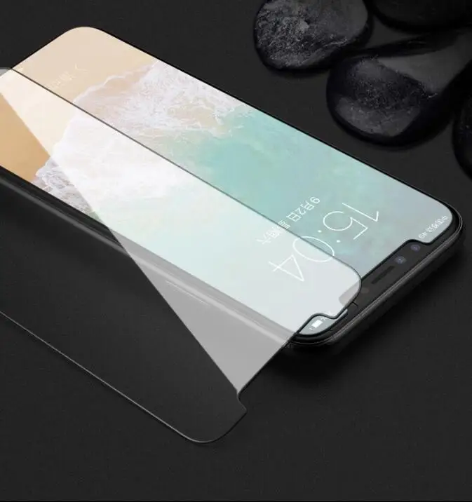 Прозрачное закаленное стекло премиум класса для iPhone XR XS Max обычное защитное 100