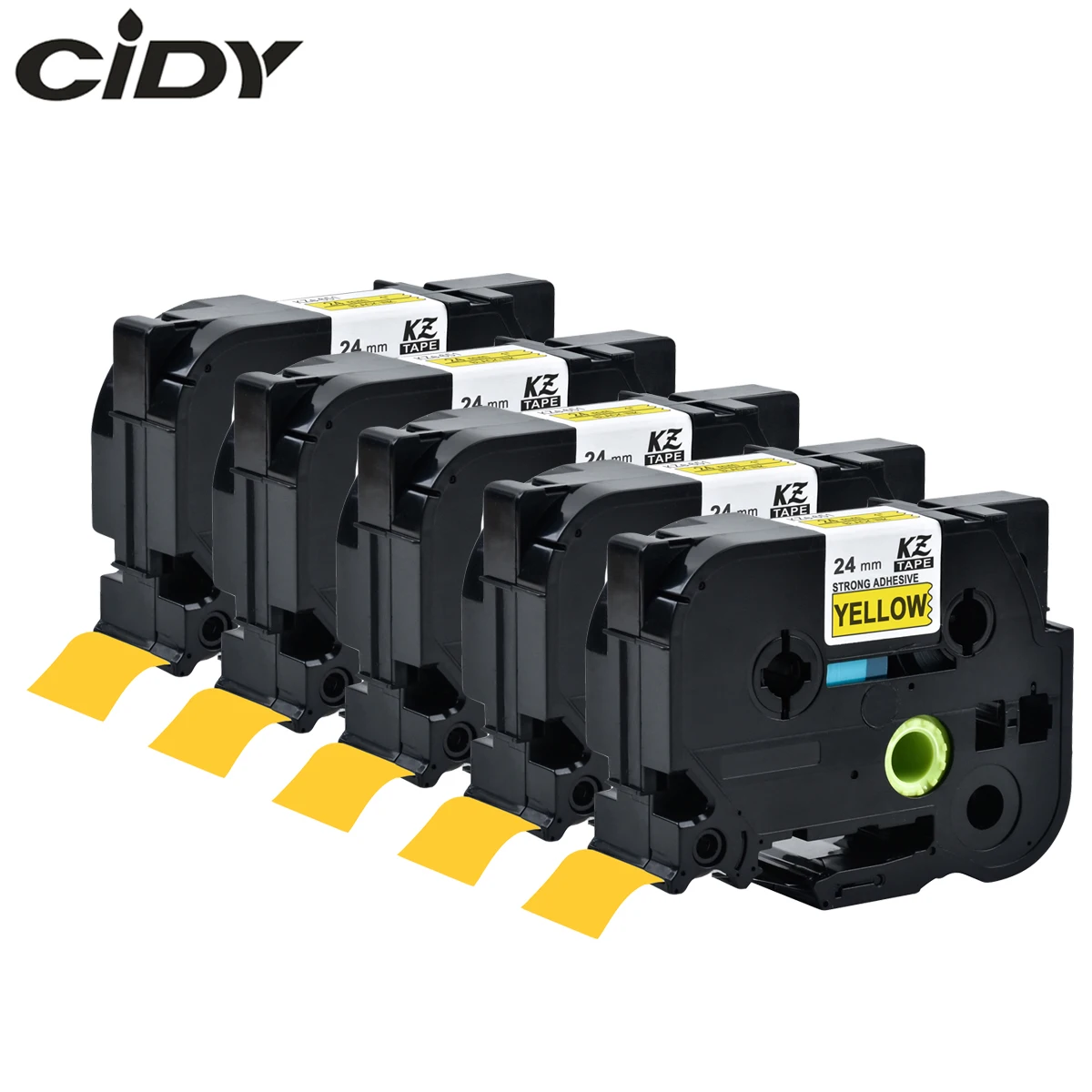 Cidy 5pcs/lot 24mm TZe-S651 tze S651 tz-S651 TZ S651 Black on Yellow for p-touch label printer label maker
Cidy 5pcs/lot 24mm TZe-S651 tze S651 tz-S651 TZ S651 Black on Yellow for p-touch label printer label maker