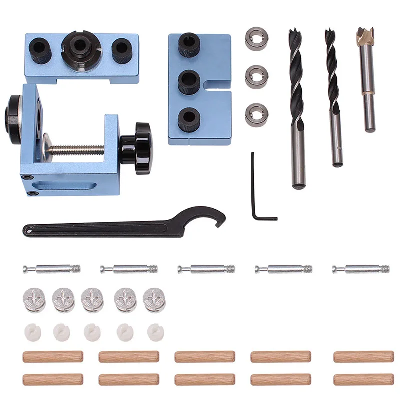 3 in 1 Drilling locator drilling guide kit tenon hole Puncher Woodworking tools for Furniture Fast Connecting Cam Fitting
3 in 1 Drilling locator drilling guide kit tenon hole Puncher Woodworking tools for Furniture Fast Connecting Cam Fitting