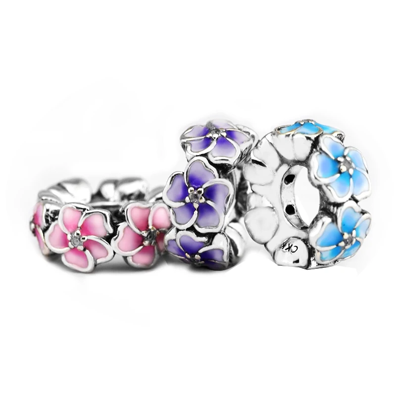 Fandola CKK 100% 925 Sterling-Silver Gradient Flower Spacers Magnolia Bloom Beads for 3pcs in set Fits Original Charms Bracelets
Fandola CKK 100% 925 Sterling-Silver Gradient Flower Spacers Magnolia Bloom Beads for 3pcs in set Fits Original Charms Bracelets