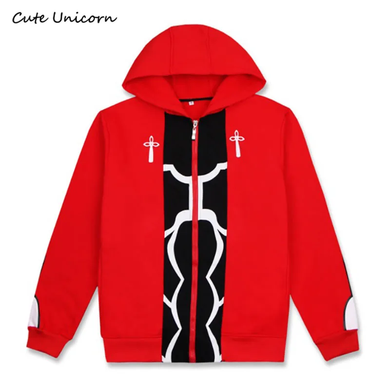 Fate Stay Night Coat thicken Hoodie mens coats and sweatshirts women clothes red cosplay costume
Fate Stay Night Coat thicken Hoodie mens coats and sweatshirts women clothes red cosplay costume