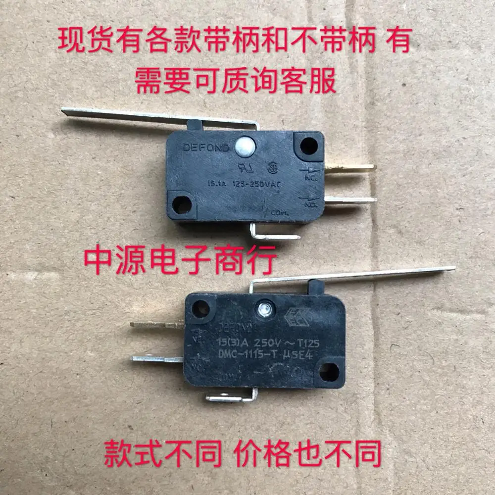 Original new 100% light contact switch DMC-1115-T micro switch limit stroke switch with long handle 15A250VAC
Original new 100% light contact switch DMC-1115-T micro switch limit stroke switch with long handle 15A250VAC
