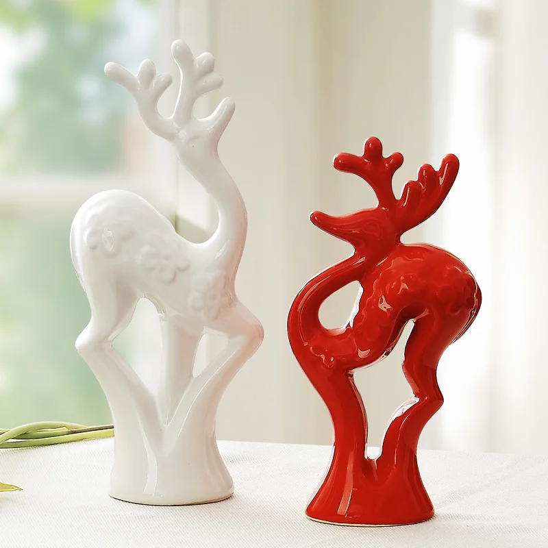 ceramic couples sika deer home decor crafts room decoration handicraft ornament porcelain animal figurines wedding decorations
ceramic couples sika deer home decor crafts room decoration handicraft ornament porcelain animal figurines wedding decorations