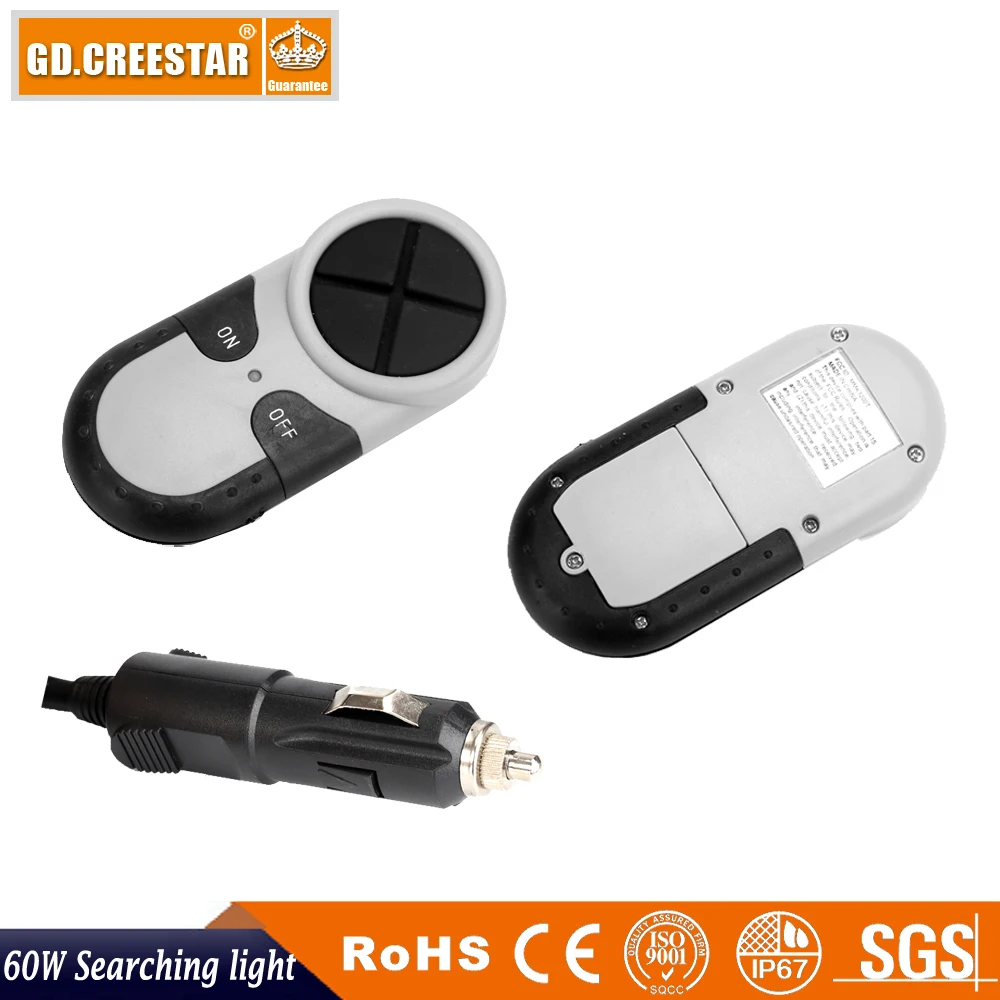 60W Led Search Spot Light 7inch 12V 24V Wireless Remote Control 360degrees rotation for Car SUV boat Marine Camping fishing x20
60W Led Search Spot Light 7inch 12V 24V Wireless Remote Control 360degrees rotation for Car SUV boat Marine Camping fishing x20