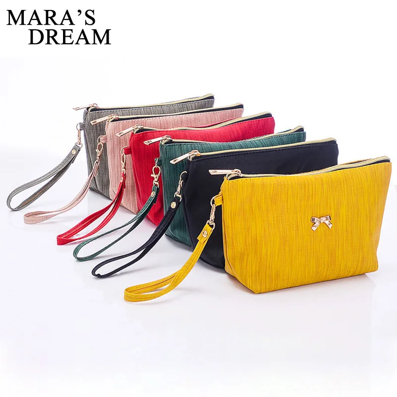 Mara's Dream Women Cosmetic Cases fashion Bow decoration high quality PU leather Women bag casual stripe Women storage bag
Mara's Dream Women Cosmetic Cases fashion Bow decoration high quality PU leather Women bag casual stripe Women storage bag