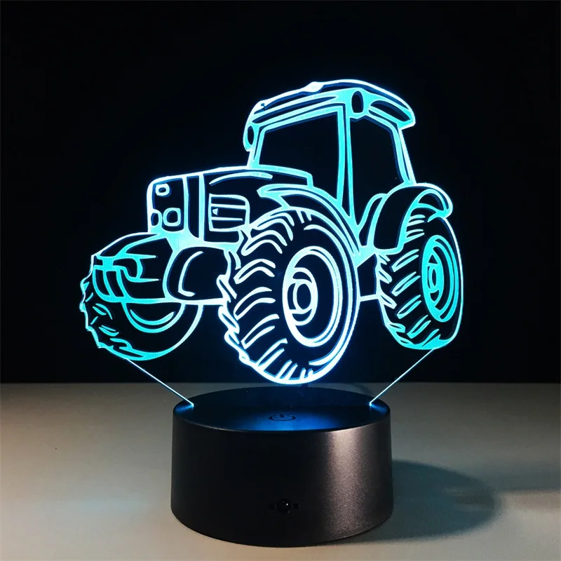 Tractor LED Night Light 3D Lamp 7 Colors Changing Remote Touch Switch Decorative Car Table Lamp Living Room Lights Kids Gift Toy
Tractor LED Night Light 3D Lamp 7 Colors Changing Remote Touch Switch Decorative Car Table Lamp Living Room Lights Kids Gift Toy