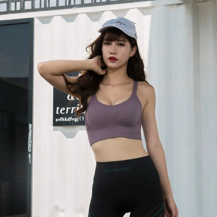 Sports Bra High Stretch Breathable Top Fitness Women Padded for Running Yoga Gym Seamless Crop Bra Quick Drying Sport Bra
Sports Bra High Stretch Breathable Top Fitness Women Padded for Running Yoga Gym Seamless Crop Bra Quick Drying Sport Bra