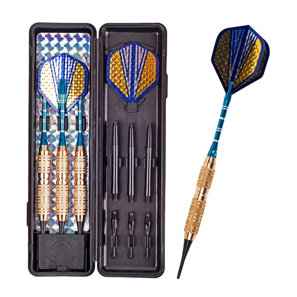 3Pcs 18g Professional Safe Dart Soft Plastic Tip Copper Barrel Aluminum Shaft Competition Training Electronic Dart
3Pcs 18g Professional Safe Dart Soft Plastic Tip Copper Barrel Aluminum Shaft Competition Training Electronic Dart